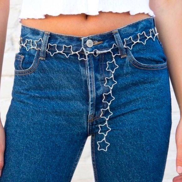 Brandy Melville Star Chain Belt - Picture 1 of 6